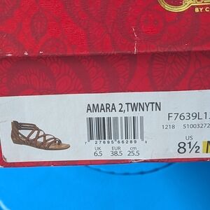 Carlos Santana Amara 2 Strappy Sandal in Brown